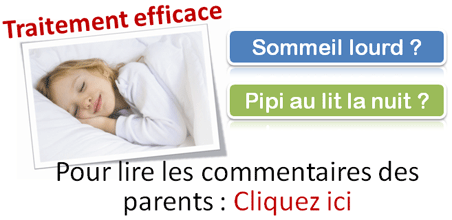 enuresie pipi au lit