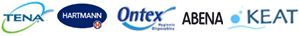 tena, hartmann, ontex et abena