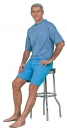 culotte incontinence - Grenouill�re de jour (Val) 58/60 Marine/Imprim� �cossais Solaise