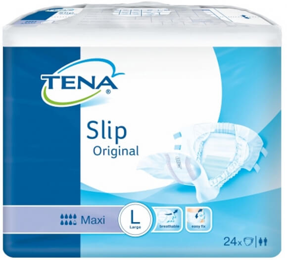 Mieux protégé des fuites avec le Tena Slip Original plastifié !