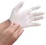 gants latex, vyniles et gants de toilettes