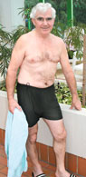 Culotte piscine incontinence pour homme