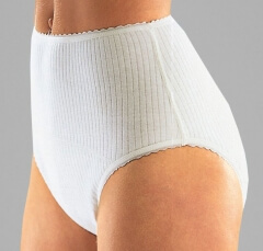 Suprima Culotte coton doublée polyuréthane avec poche intérieure 44/46 Blanc