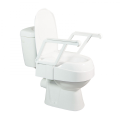 Réhausse WC TSE 120 avec accoudoirs + Accoudoirs relevables