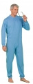 Solaise Grenouillère Fabrication sur mesure Colombes Imprimé canelage bleu