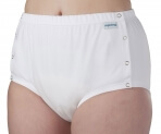 Suprima Culotte coton étanche ouvrante 36/38 Blanc