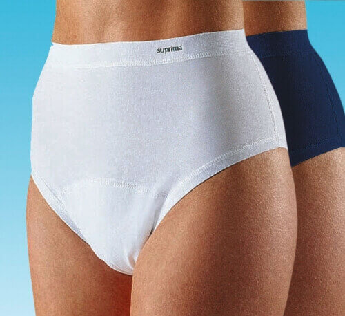 Suprima Culotte coton femme étanche pour fuites légères 44/46