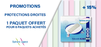 Promotion Sphère Santé Couche Droite Traversable 20x60 Maxi +