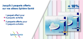 Promotion Alèses Sphère Santé Bed Maxi +