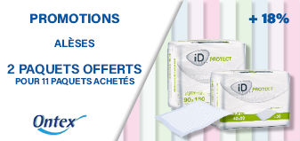 Promotion Alèses Ontex-ID Discreet Underpads Super 60 x 90 cm