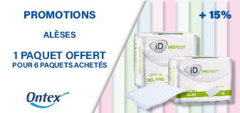 Promotion Alèses Ontex-ID Expert Protect Super 60 x 60 cm