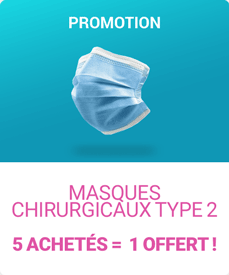 Promotion Masques chirurgicaux Type 2