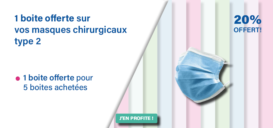 Promotion Masques chirurgicaux Type 2