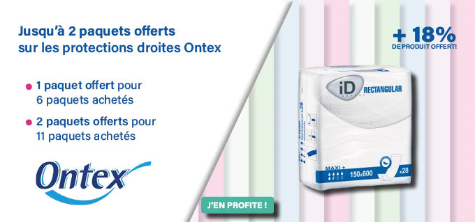 Promotion Ontex Protections Droites