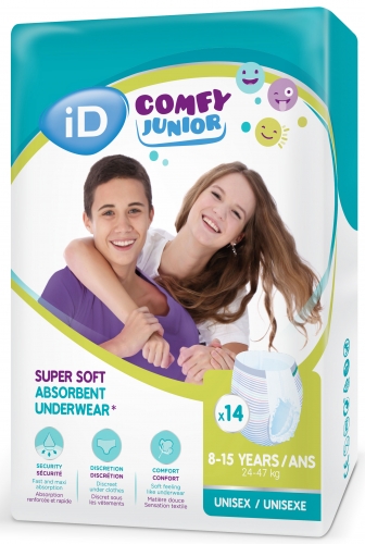 Couches-culottes ID Comfy Junior 8-15 ans : Confort et protection pour les  plus grands