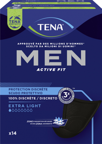 Slips protection fuite urinaire homme Tena Men Active Fit