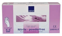 Abena-Frantex Gants nitrile sans poudre Taille 5-6 (Extra Small)