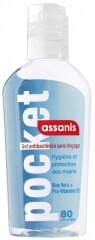 Assanis Gel hydroalcoolique antibactérien 80 ml