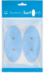 Bluetens Pack de 6 électrodes Surf pour utilisation sans fil