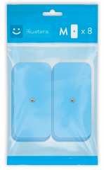 Bluetens Pack de 8 électrodes Taille M
