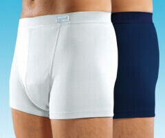 Body Guard 6 : slips coton hommes forme boxer  pour fuites modérées