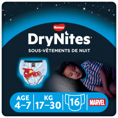 DryNites Culottes de nuit garçons 4 - 7 ans