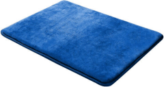 La Centrale Médicale Tapis à mémoire de forme bleu