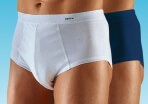 Slip coton homme étanche pour fuites légères 8 Bleu Marine