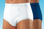 Suprima Slip coton homme étanche pour fuites modérées 8 Blanc